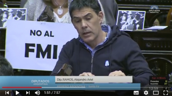 Ramos: “Si Belgrano viviera estaría preso, o perseguido, como nuestros compañeros”