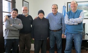 El municipio baigorriense homenajeó a Cholo Montironi