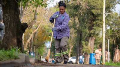 Refuerzan tareas de limpieza en la ciudad ante la llegada de nuevas lluvias