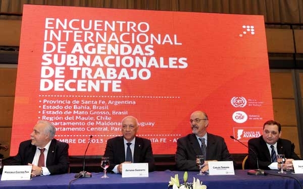 Santa Fe renovó su compromiso con la OIT para implementar una agenda de trabajo decente