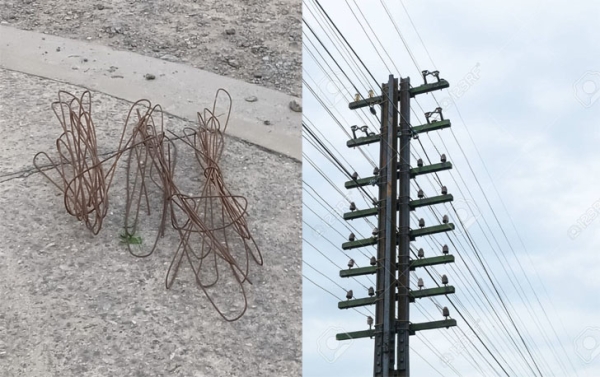 Roban los cables de cobre del viejo tendido telegráfico de la ciudad