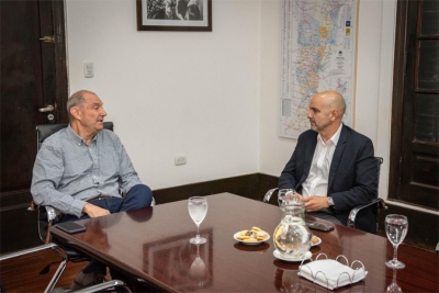 Maglia recibió en Baigorria al Ministro de Seguridad Claudio Brilloni