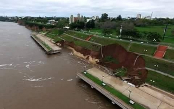 La provincia reconstruirá el Paseo de la Libertad en San Lorenzo