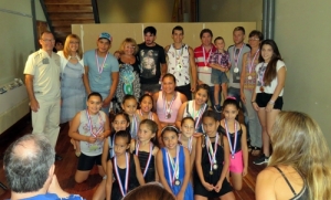 La diputada provincial Claudia Giaccone reconoció a deportistas casildenses