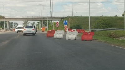 Inhabilitan el ingreso oeste de Baigorria