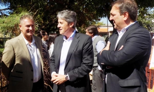 Garibay y Rovere recorrieron localidades de la región