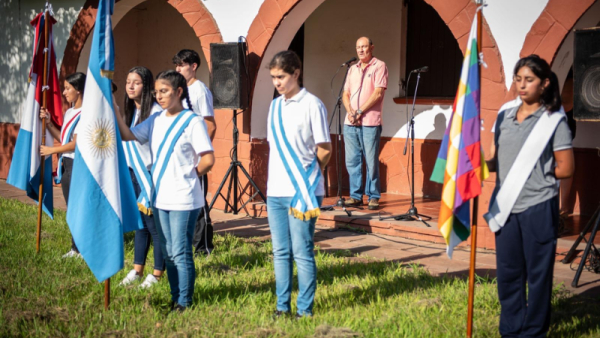 Maglia estuvo presente en el inicio del ciclo lectivo secundario