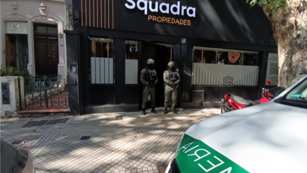 Dos baigorrienses involucrados en la pista narco tras el allanamiento de una inmobiliaria top