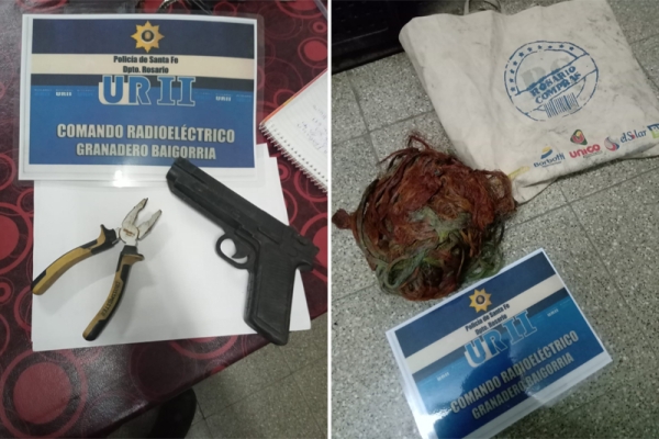 Entraron a robar cables en una cancha de fútbol 5 y fueron apresados