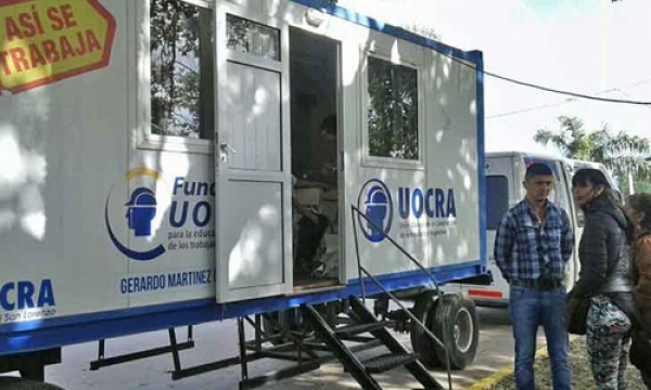 Uocra Rosario atiende a más de 500 chicos en Capitán Bermúdez