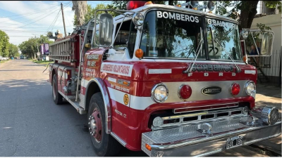 El cuartel de Bomberos Voluntarios de Baigorria  recuperó la operatividad de su autobomba