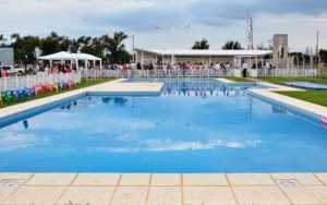 San Lorenzo: inauguraron el complejo de piletas en el CIC