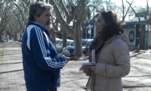 Ciudad Futura en Baigorria para apoyar el reclamo del medio boleto universitario
