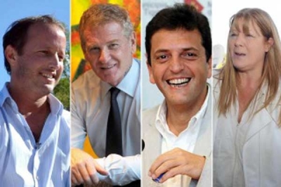 Insurraulde, Massa, Stolbizer y De Narváez, los principales candidatos a diputados por Buenos Aires