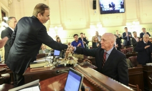 Bonfatti fue reelecto como presidente de la Cámara de Diputados