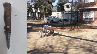Detienen a tres masculinos luego de robar un riel