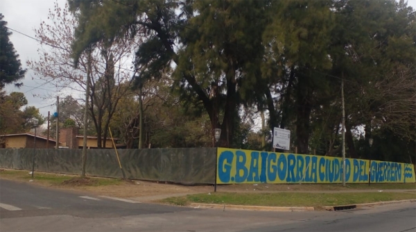 Se construye la sucursal de Banco Nación en Baigorria