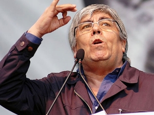 Hugo Moyano desembarca en Santa Fe para respaldar a sus candidatos