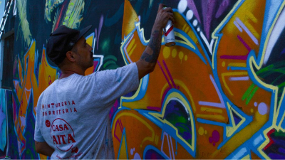 Baigorria vivió el Festival de Graffiti y Muralismo más grande de la Región