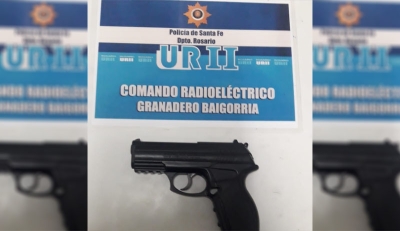 Un pibe es detenido por portación de arma