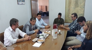 El director de Banco Nación estuvo en los terrenos donde se construirá la sucursal local