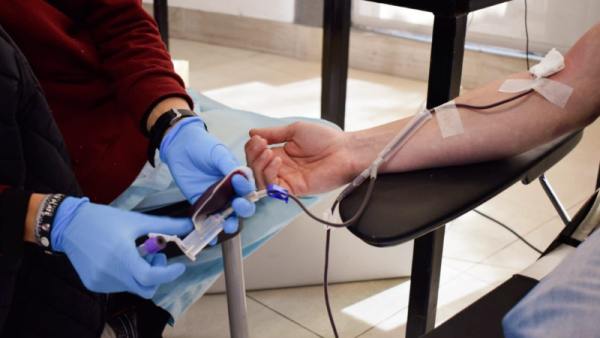 Exitosa jornada de donación de sangre organizada por el Centro Médico 29 de Octubre y el Cudaio