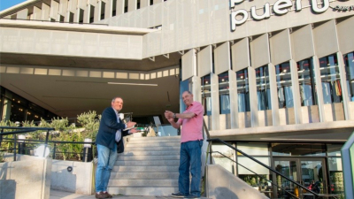 Corte oficial de cinta y apertura total de Paseo del Puente