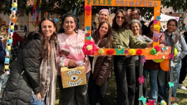 El Servicio de Salud Mental del Hospital Eva Perón celebró el día de la primavera en articulación con el Área de Género y Diversidad y la Biblioteca Municipal
