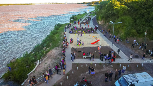 “Acá había desolación y hoy hay familias disfrutando”