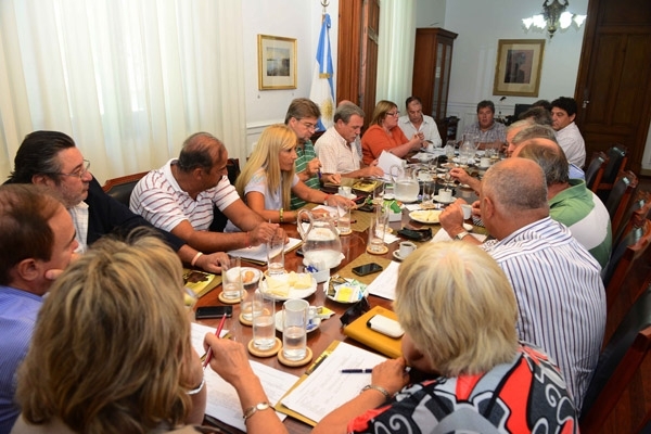 Los presidentes de bloque realizaron una reunión de labor parlamentaria 
