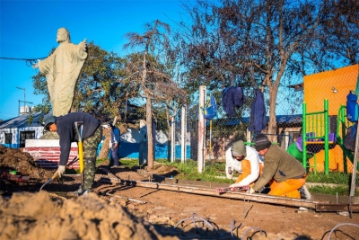 Sigue el plan de embellecimiento en escuelas de la ciudad