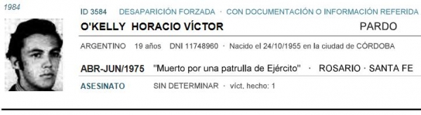 Identificaron en San Lorenzo los restos de un joven militante asesinado en 1975