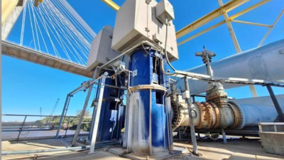 Aguas Santafesinas completó tareas de mantenimiento en el Acueducto Gran Rosario