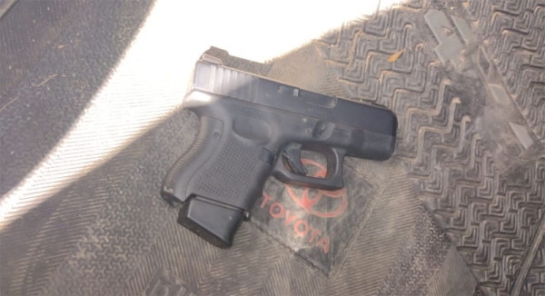 Quedó preso por llevar una pistola 9 milímetros en su camioneta