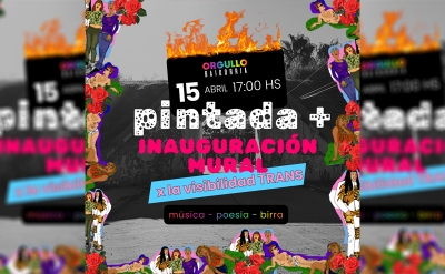 Inauguran un mural por la memoria trans en San Fernando