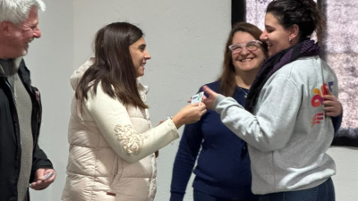 Gisela Da Ponte participó de la entrega de certificados del curso de Manipulación Segura de Alimentos en Remanso Valerio