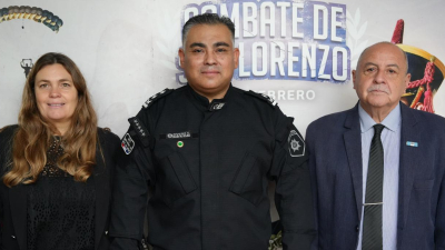 Asumió Víctor Rivero como nuevo jefe de Policía del departamento San Lorenzo
