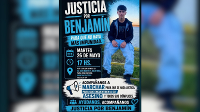 Convocan a una nueva marcha para pedir justicia por Benjamín Scerra