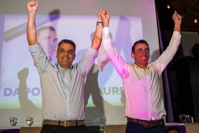 Con más de 600 vecinos, se presentó la fórmula Guillermo Da Ponte intendente, Favio Maurelli concejal