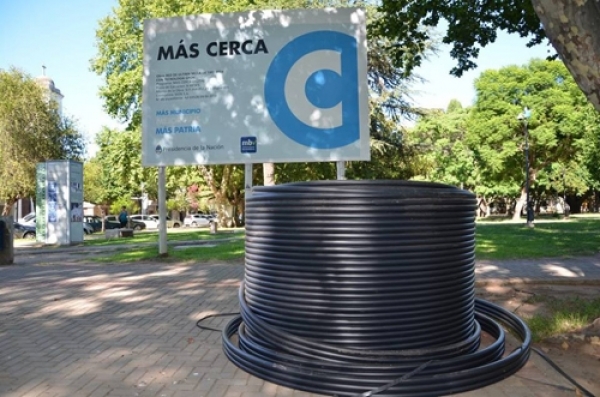 Maglia anunció el inicio de tareas de la obra de Fibra Óptica