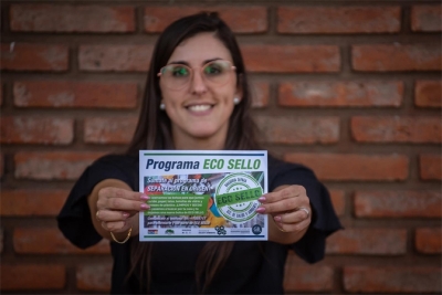 Eco Sello: en dos semanas, vecinos de Baigorria ya recolectaron más de 200 kilos de residuos para reciclar