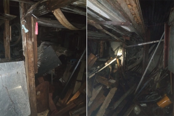 Incendio parcial en una vivienda de Paraíso