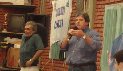 Rubeo continúa visitando clubes de barrio