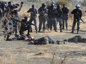 Sudáfrica: 34 mineros muertos por represión policíaca