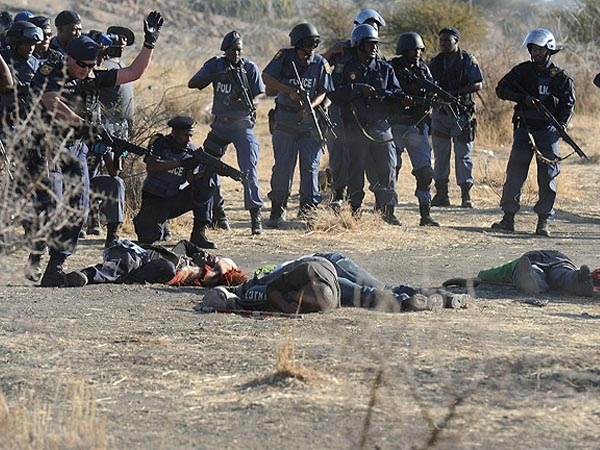 Sudáfrica: 34 mineros muertos por represión policíaca