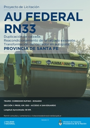 Spinozzi anunció el pronto llamado a licitación para la Autopista