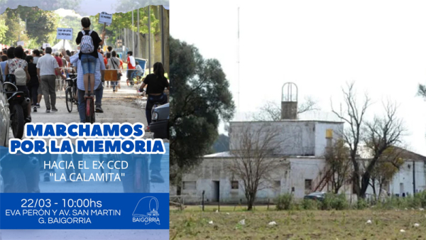 Acto y marcha hasta La Calamita