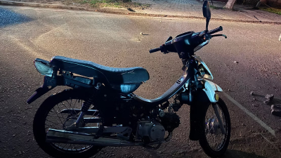 Recuperaron una de las motos robadas a dos jóvenes en Capitán Bermúdez