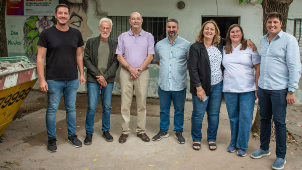 Maglia y la ministra de Salud supervisaron la transformación del Centro de Salud San Fernando