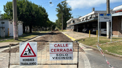 Corte de tránsito en el límite entre Rosario y Baigorria por obras de bacheo y repavimentación